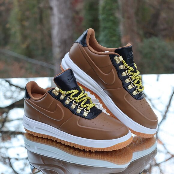 Nike Lunar Force 1 Low Duckboot Ale Brown - Picture 1 of 16